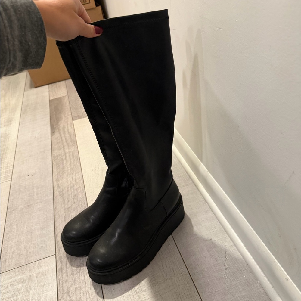 Steve Madden Black Women's Knee-High Boots